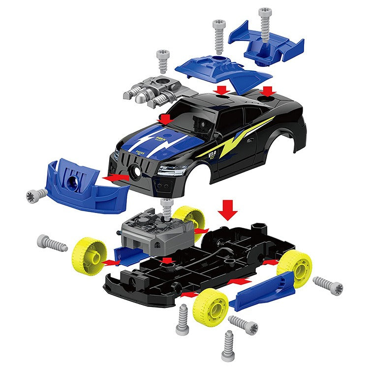Kids' Take-Apart Car Building Toy with Lights & Sounds