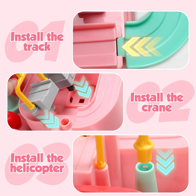 Car Race Track for Kids Ages 3-6