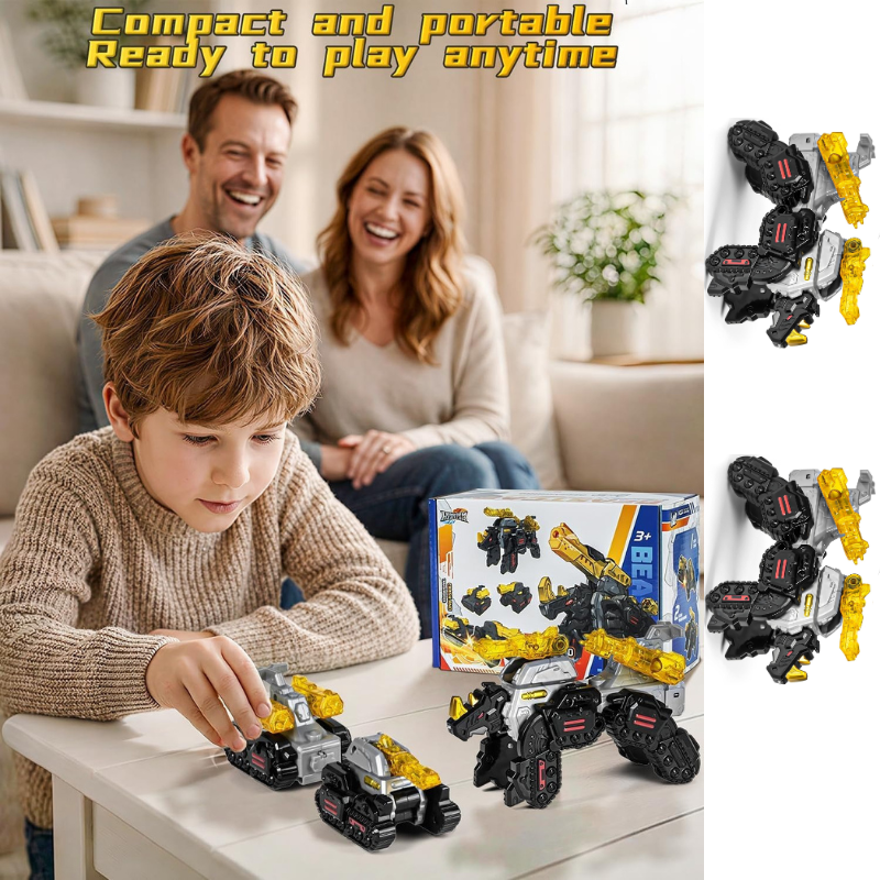 Collision Transforming Dinosaur Car Toy