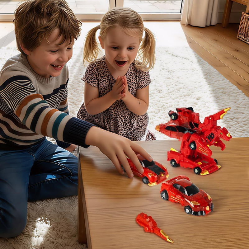 Collision Transforming Dinosaur Car Toy