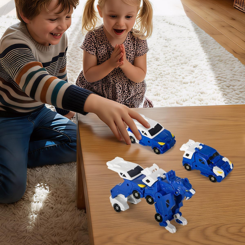 Collision Transforming Dinosaur Car Toy