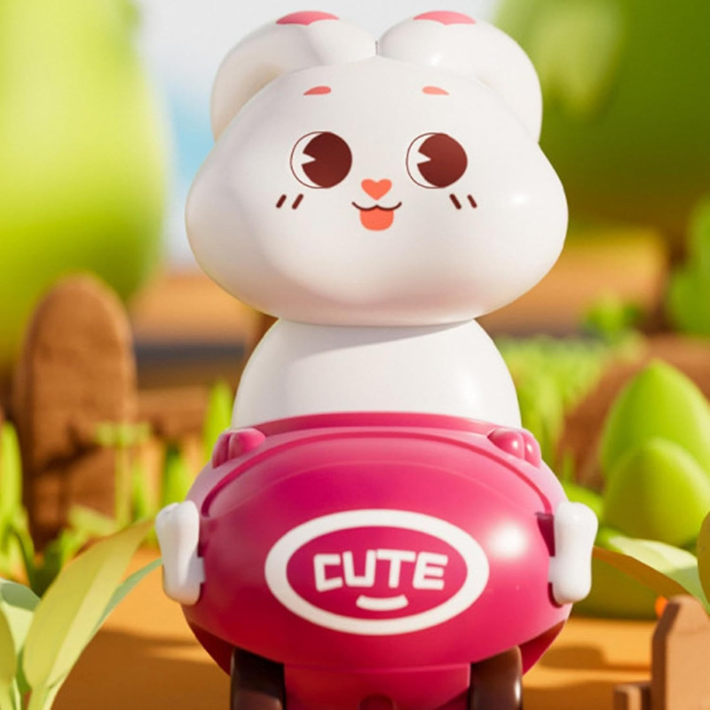 Friction Powered Rabbit Racing Car Toy