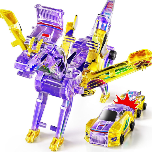 Magnet Transforming Dinosaur Car Toy