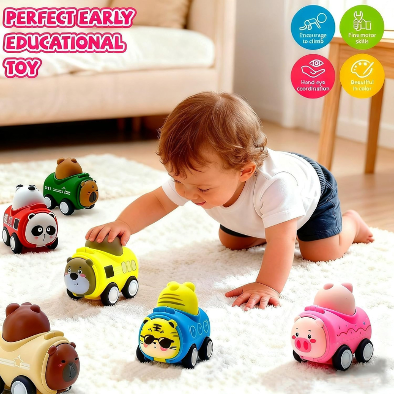 Push Go Animal Infant Playing Vehicle