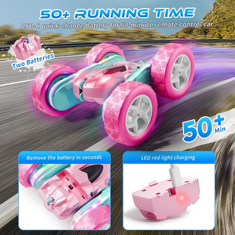 4WD 360° Flip Double-Sided RC Stunt Car