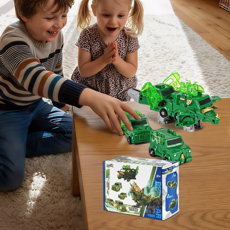 Collision Transforming Dinosaur Car Toy