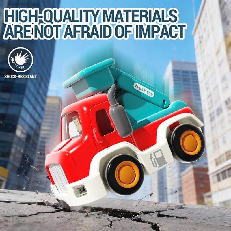 Friction Powered Light & Sound Toy Cars