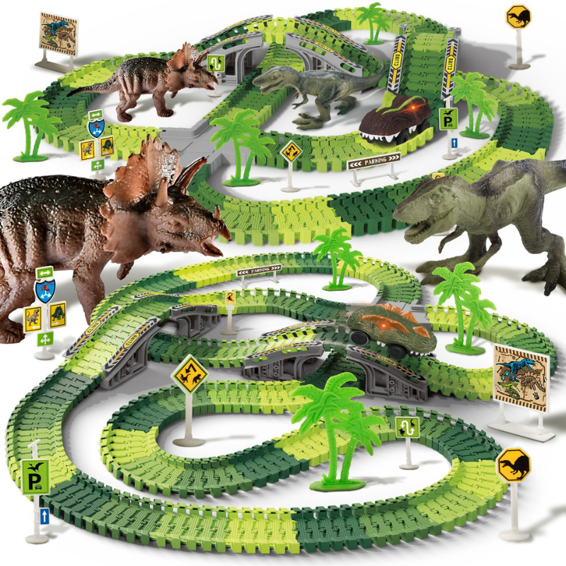 Toy Car Race Track Set Stunt Racing Playset with 360° Loop for Kids