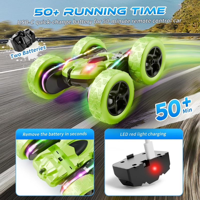 4WD 360° Flip Double-Sided RC Stunt Car
