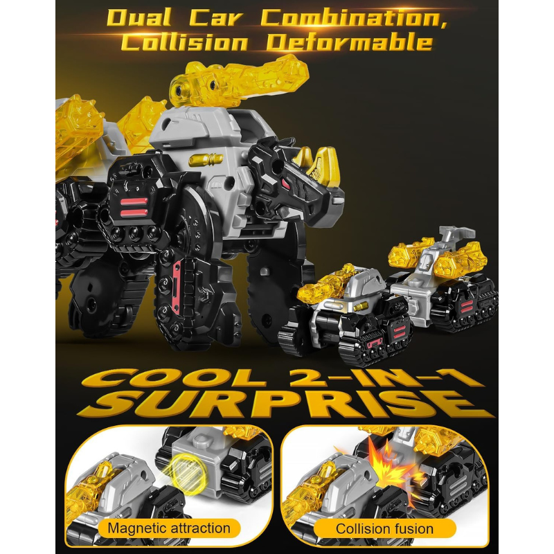 Collision Transforming Dinosaur Car Toy