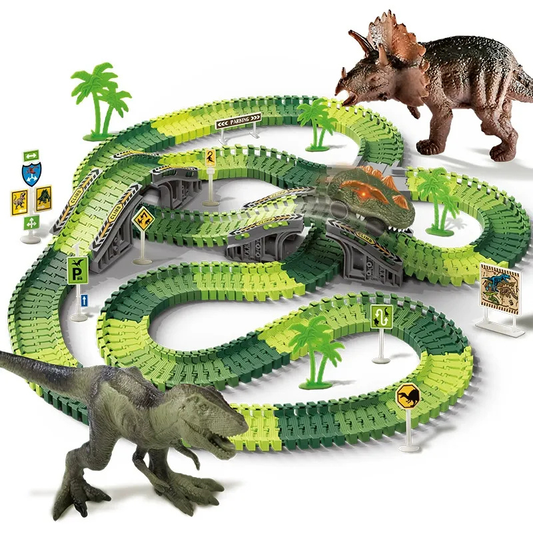 Toy Car Race Track Set Stunt Racing Playset with 360° Loop for Kids