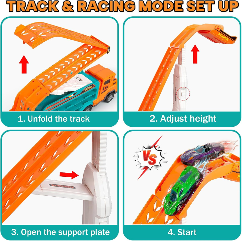 Carrier Truck Transport Car Toys for Kids 3-8