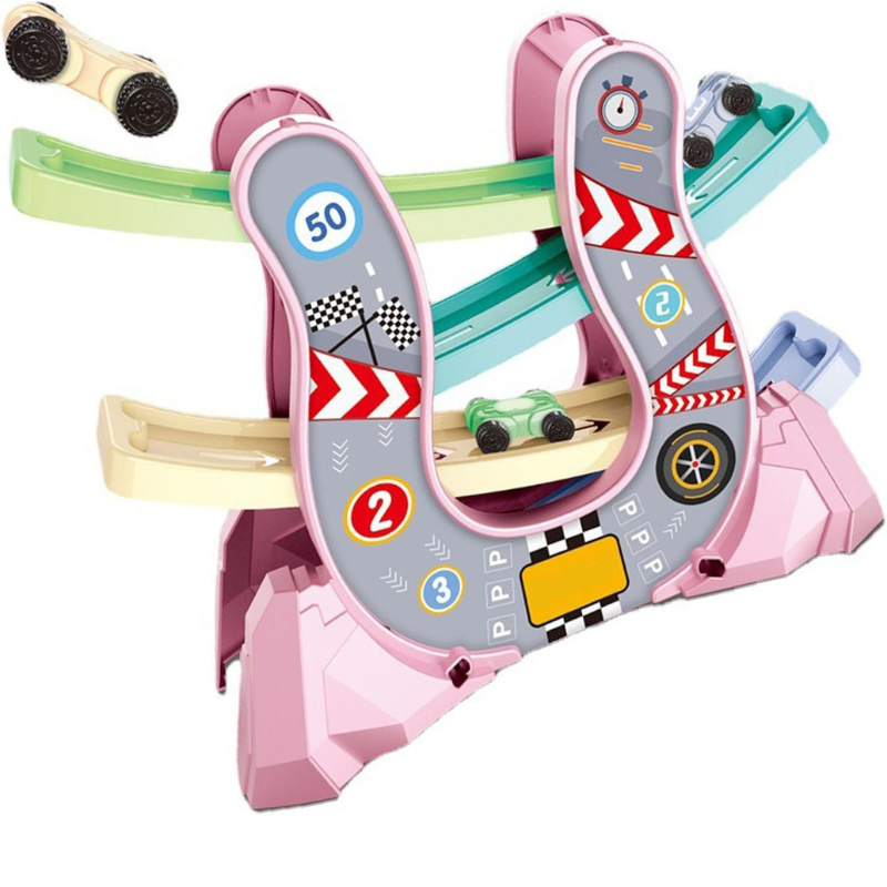 Racing Car Track Ramp Toy Playset