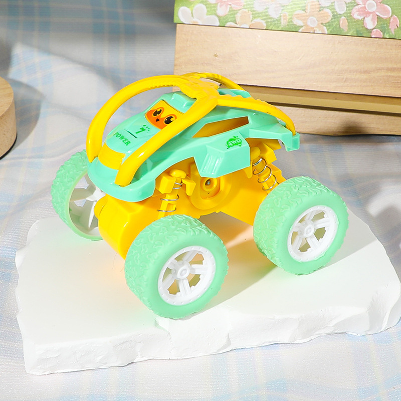 Pull Back Monster Truck Flip Stunt Car Toy for Girls Boys 2-6