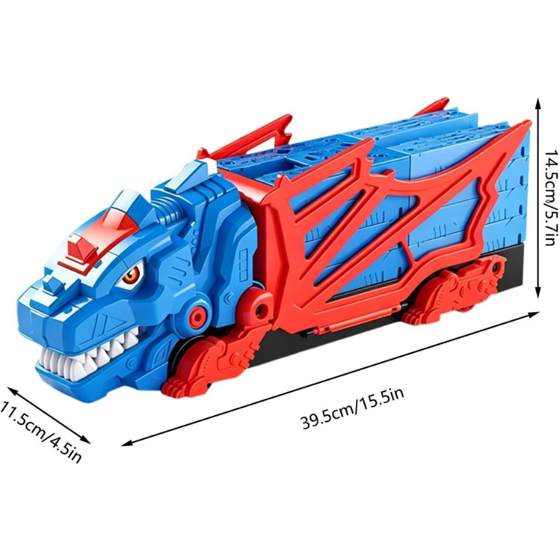 Dinosaur Track Race Car Toy Set