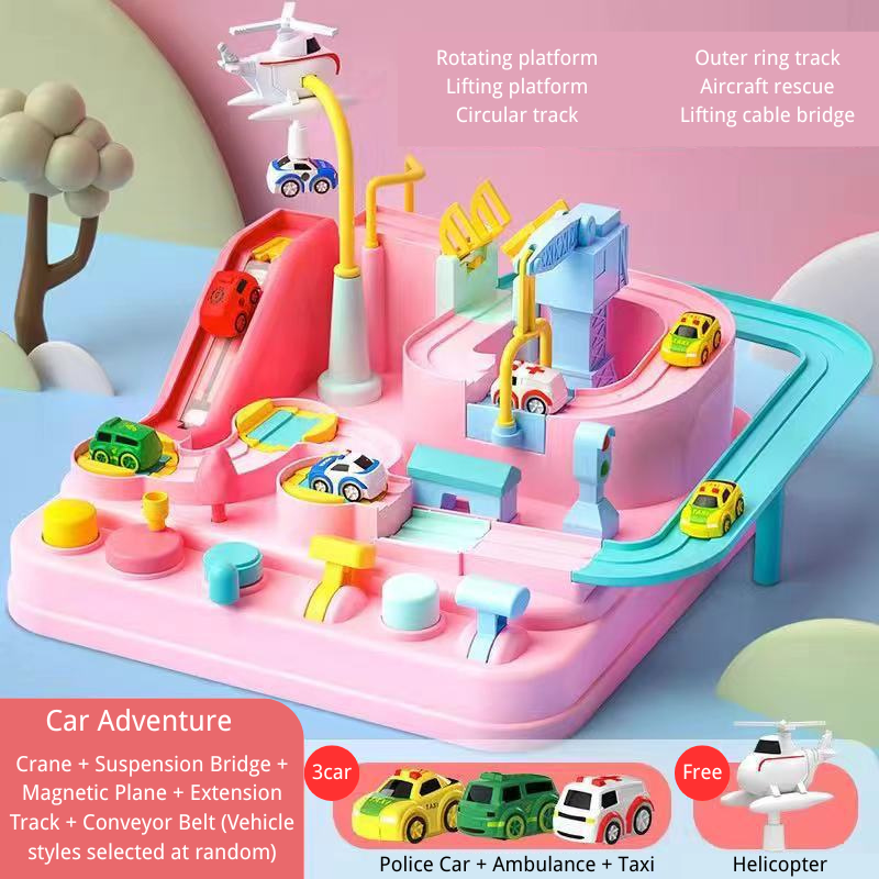 Car Race Track for Kids Ages 3-6