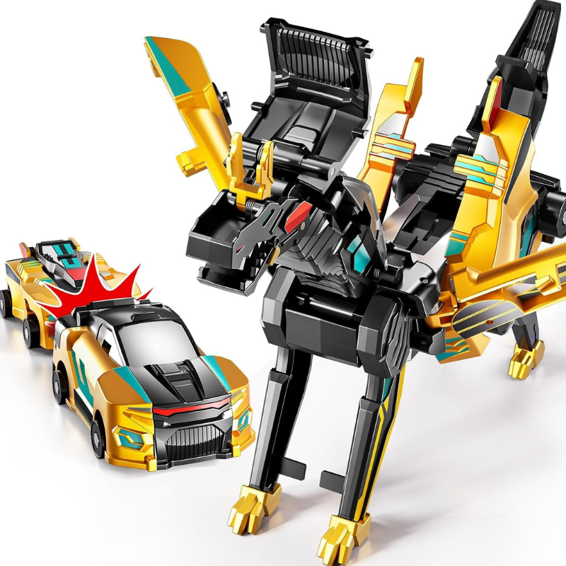 Magnet Transforming Dinosaur Car Toy