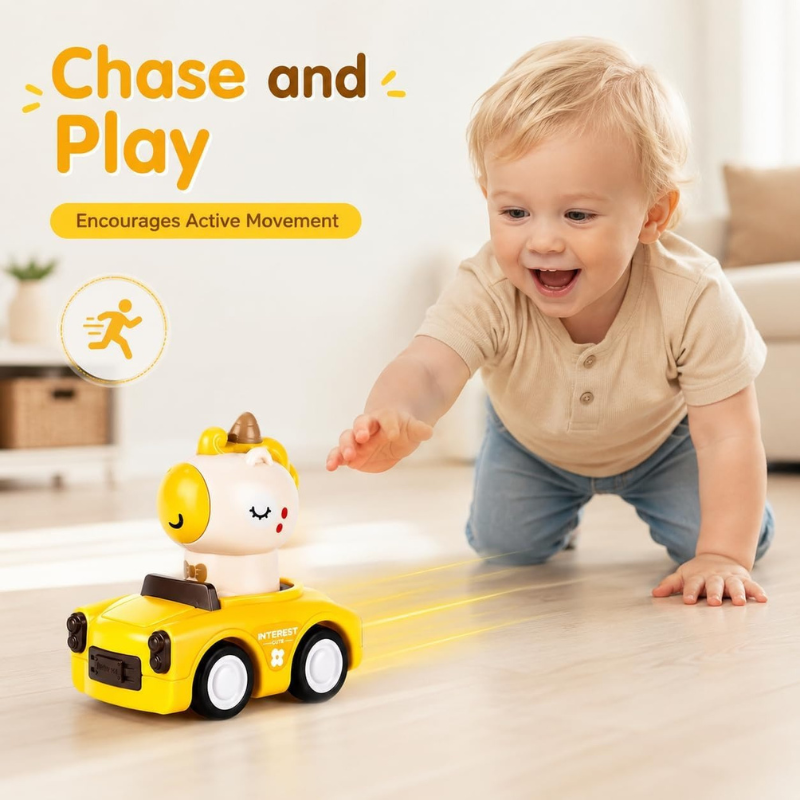 Friction Powered Push Animal Car