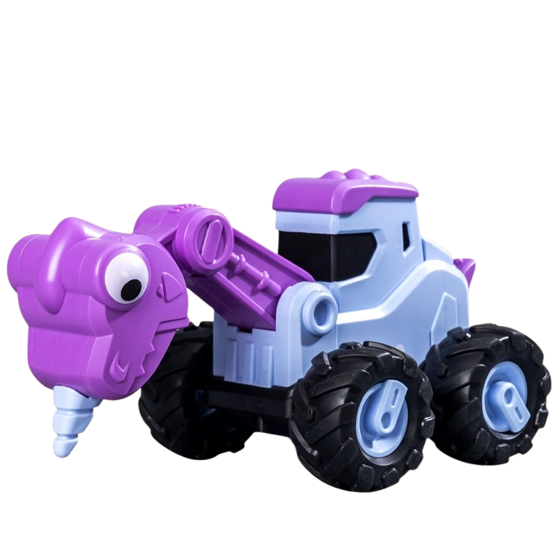 Press and Go Dino Construction Toy Car