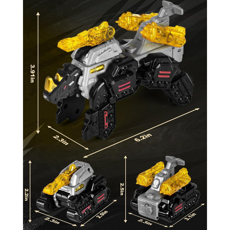 Collision Transforming Dinosaur Car Toy