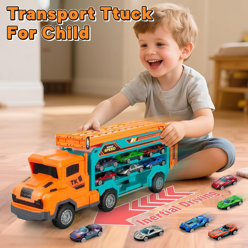 Carrier Truck Transport Car Toys for Kids 3-8