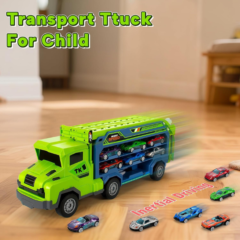 Carrier Truck Transport Car Toys for Kids 3-8