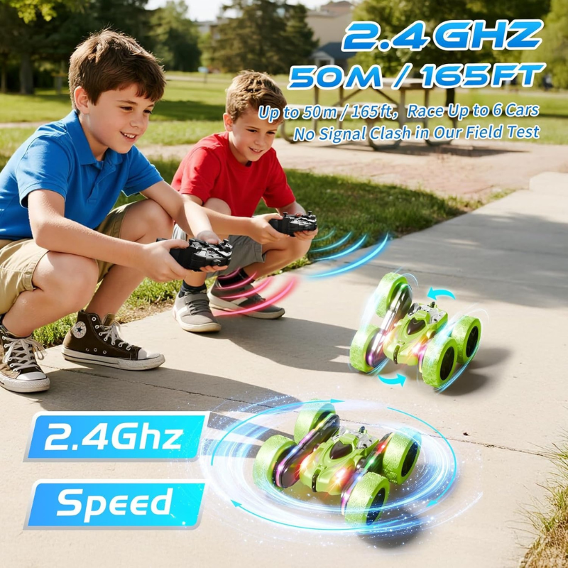 4WD 360° Flip Double-Sided RC Stunt Car