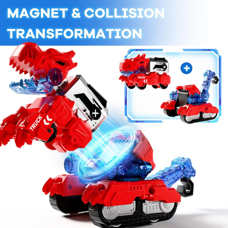 6-in-1 Dinosaur Transform Robot Toy