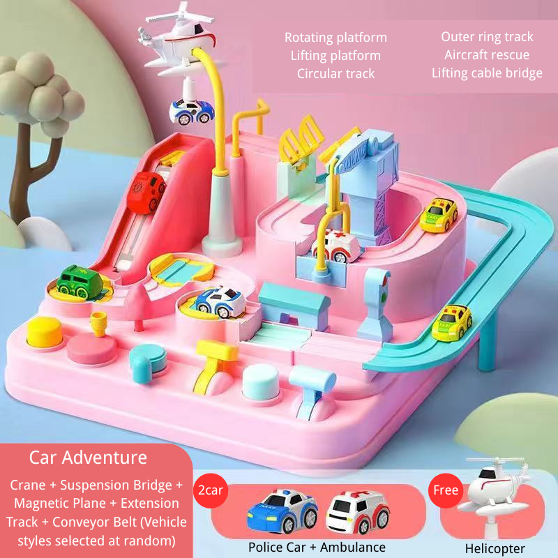 Car Race Track for Kids Ages 3-6