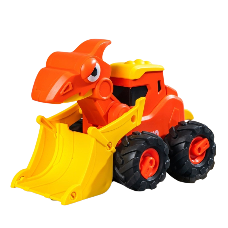 Press and Go Dino Construction Toy Car