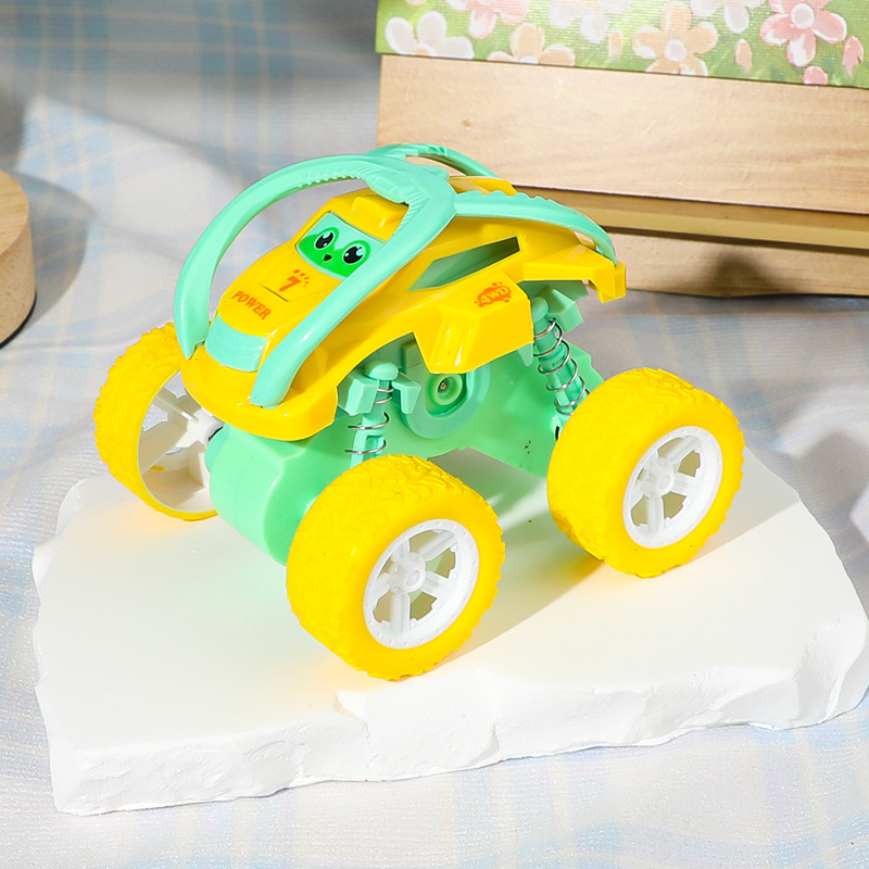 Pull Back Monster Truck Flip Stunt Car Toy for Girls Boys 2-6