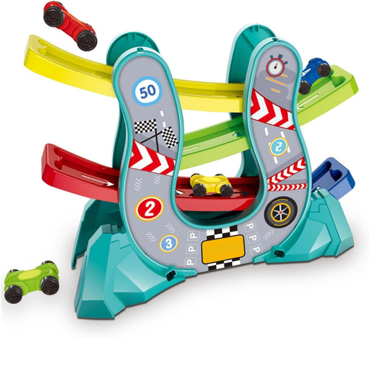 Racing Car Track Ramp Toy Playset