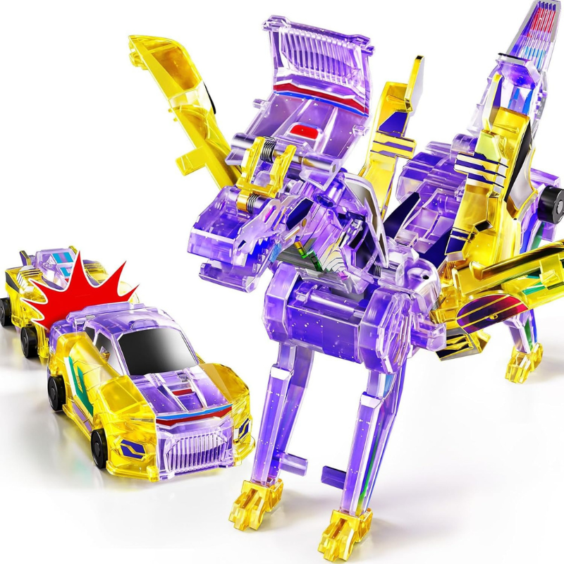 Magnet Transforming Dinosaur Car Toy