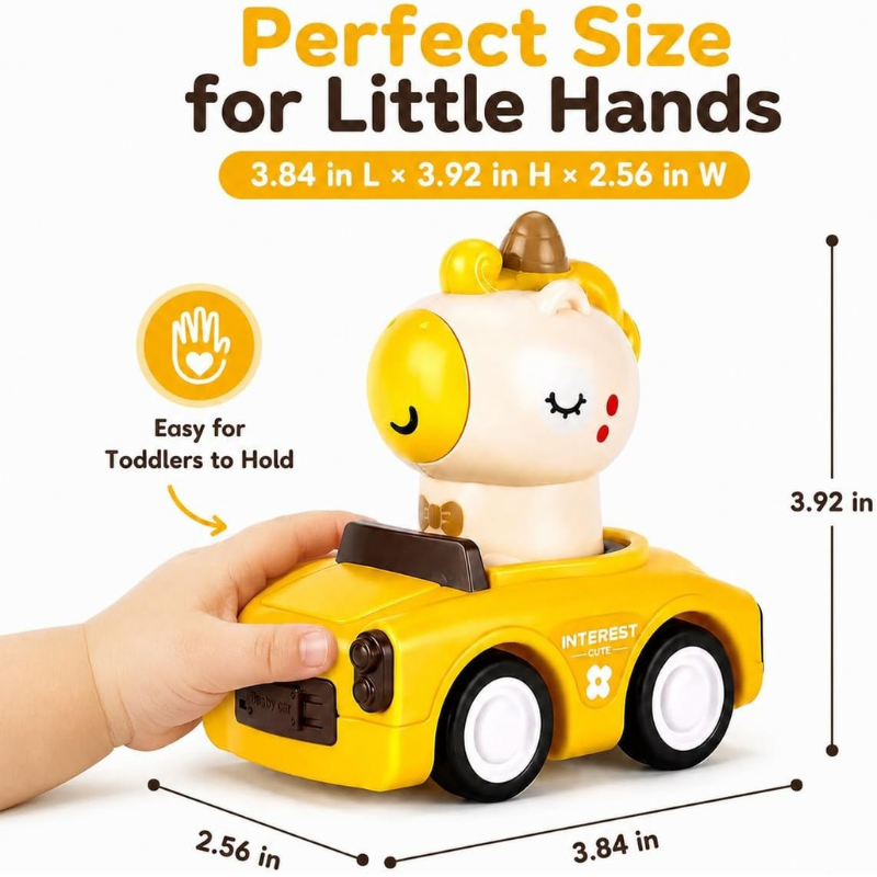 Friction Powered Push Animal Car