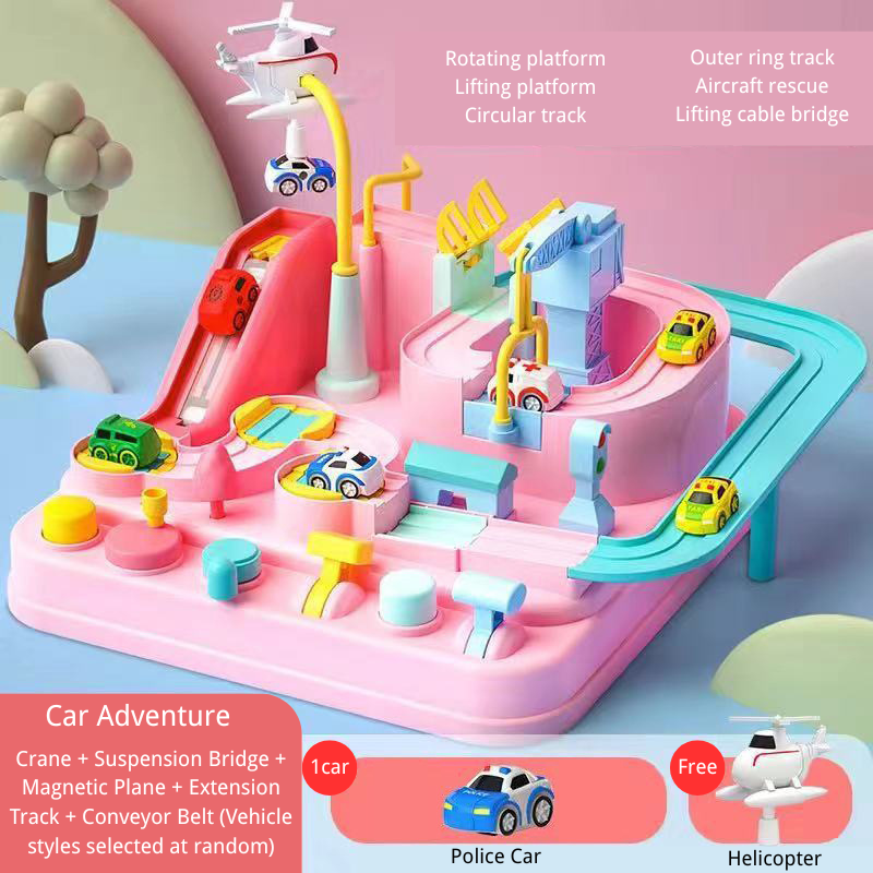 Car Race Track for Kids Ages 3-6