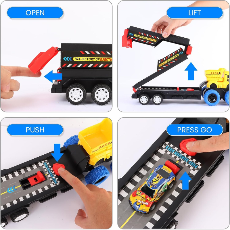 Cement Tank Truck Racer for Boys Ages 3-6