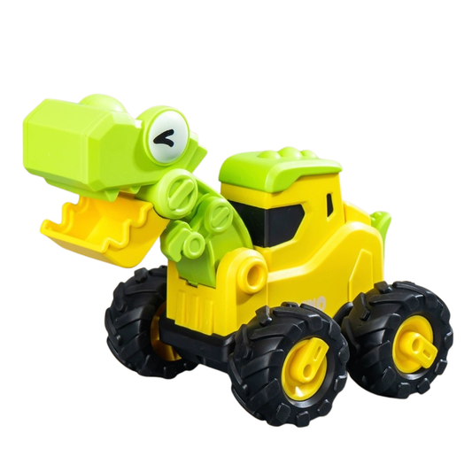 Press and Go Dino Construction Toy Car