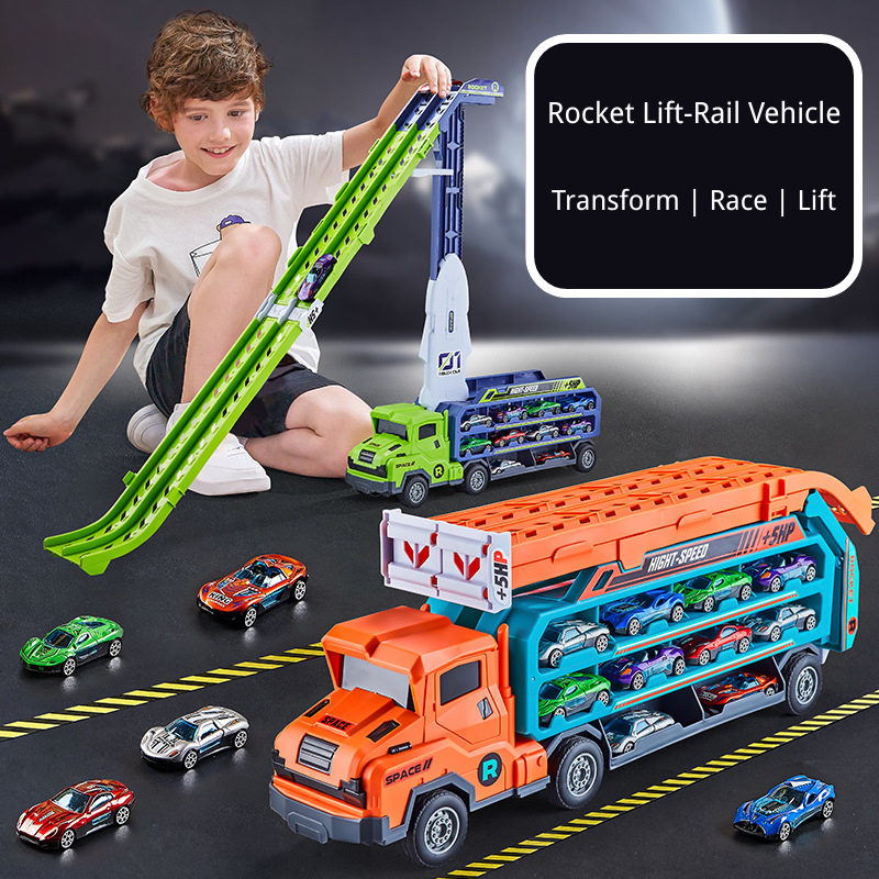 Carrier Truck Transport Car Toys for Kids 3-8