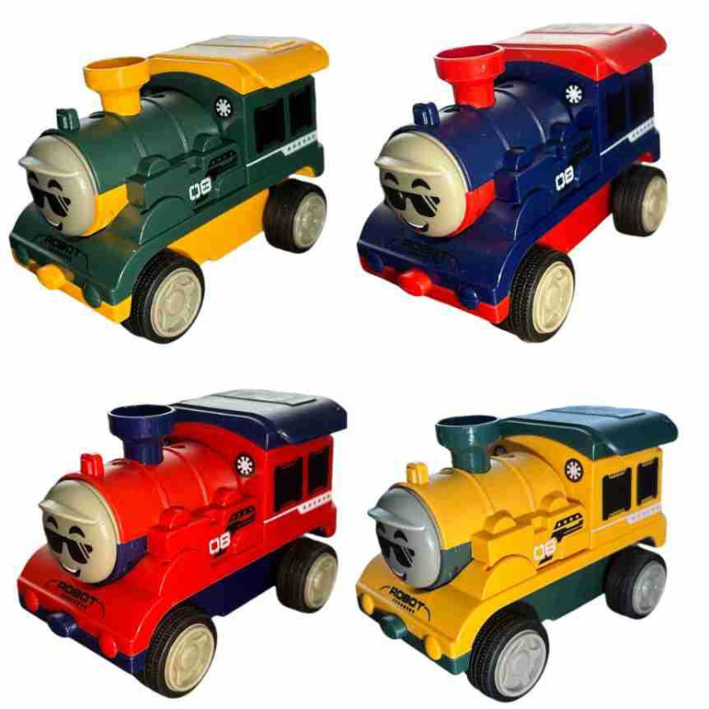Friction Powered Stunt Car – Push and Go Toy