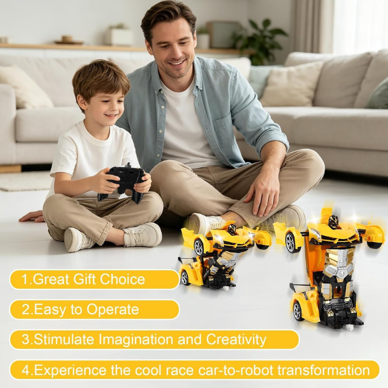 Transform Remote Control Car for Kids 4-12