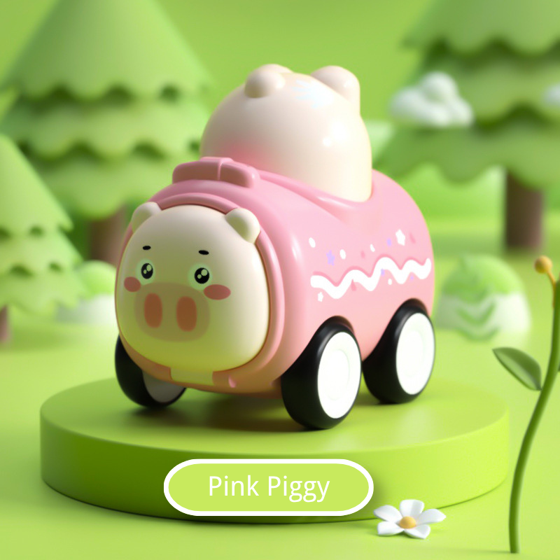 Push Go Animal Infant Playing Vehicle