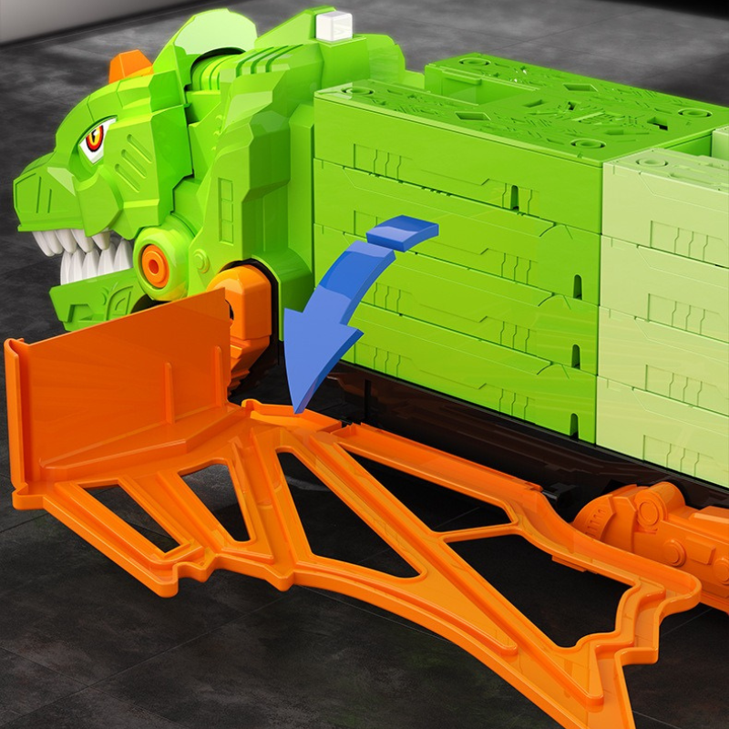 Dinosaur Track Race Car Toy Set