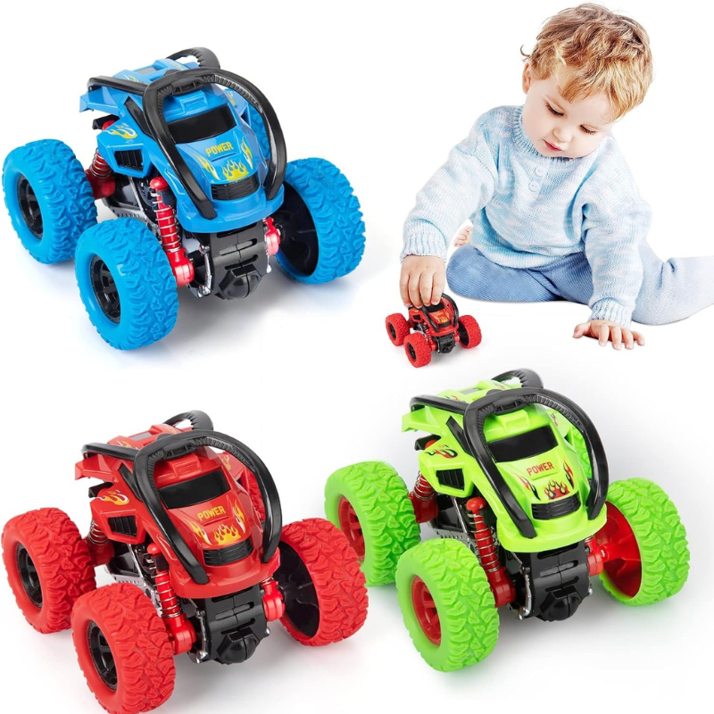 Monster Truck Flip Stunt Car Toy for Boys