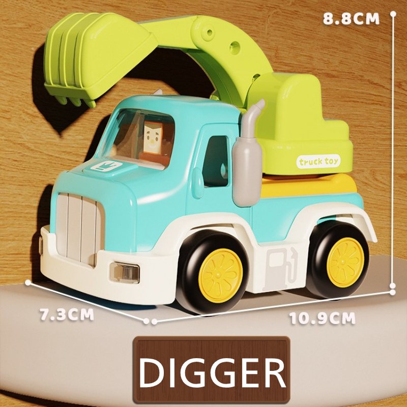 Friction Powered Light & Sound Toy Cars