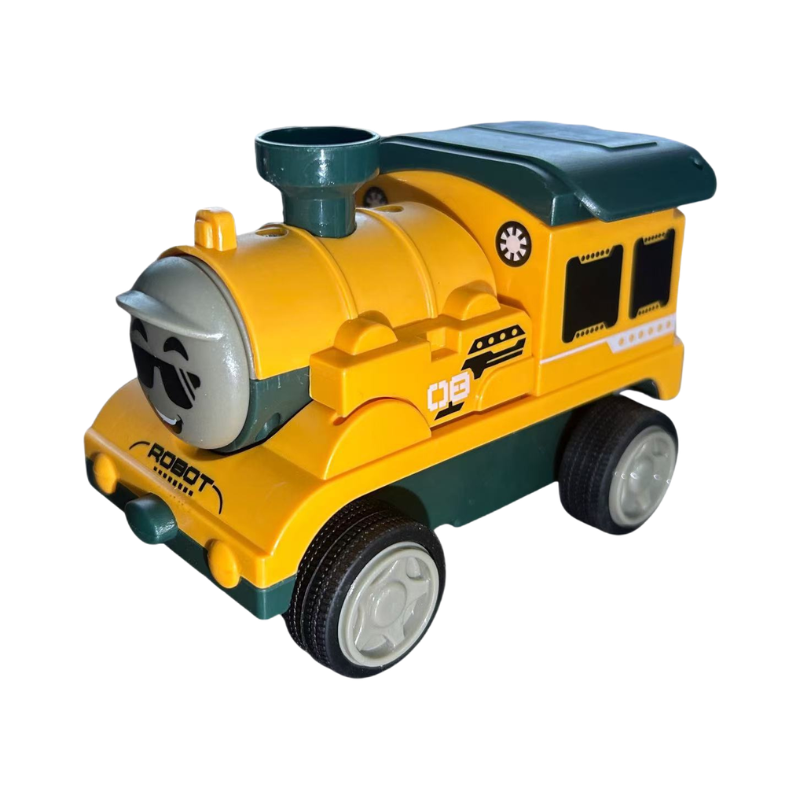 Friction Powered Stunt Car – Push and Go Toy