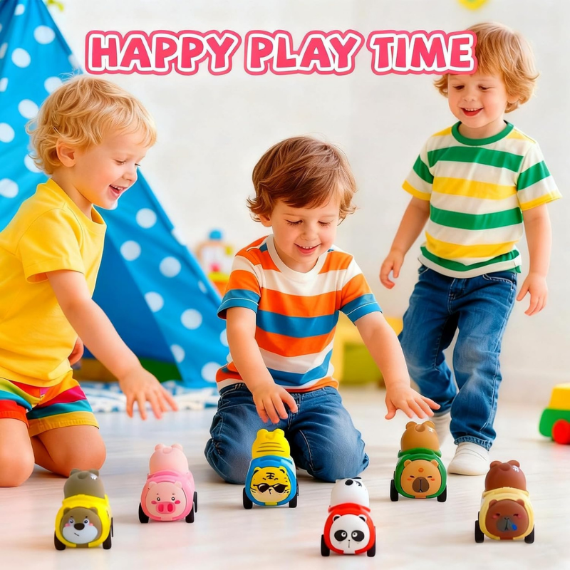 Push Go Animal Infant Playing Vehicle