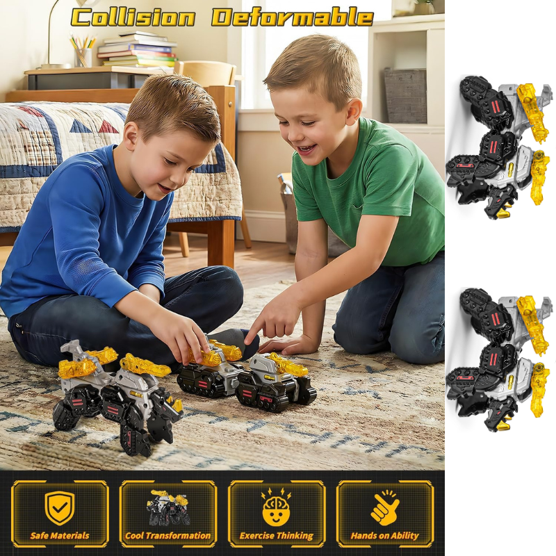 Collision Transforming Dinosaur Car Toy