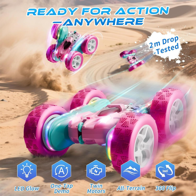 4WD 360° Flip Double-Sided RC Stunt Car