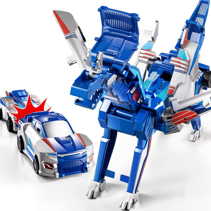 Magnet Transforming Dinosaur Car Toy