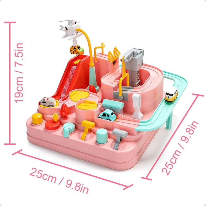 Car Race Track for Kids Ages 3-6